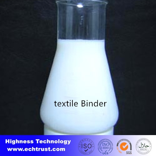 Textile pigment printing binder