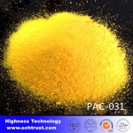 Polyaluminum chloride for water decoloring PAC031
